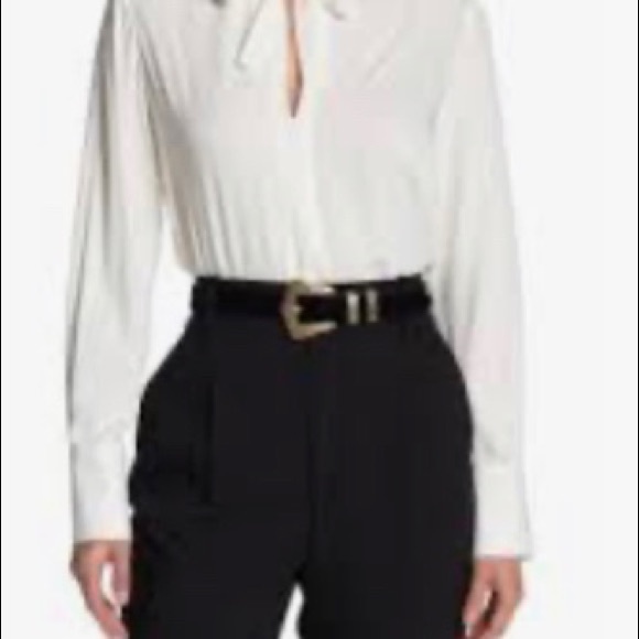 SANCTUARY GOLDEN HOUR TIE NECK TOP - Picture 4 of 6